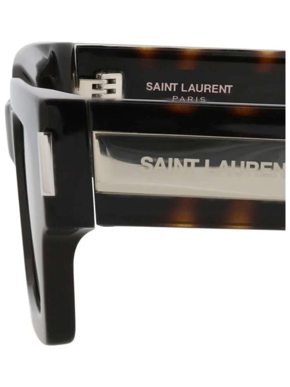 New Saint Laurent Unisex Square/Rectangle Havana Crystal Grey Fashion Designer E